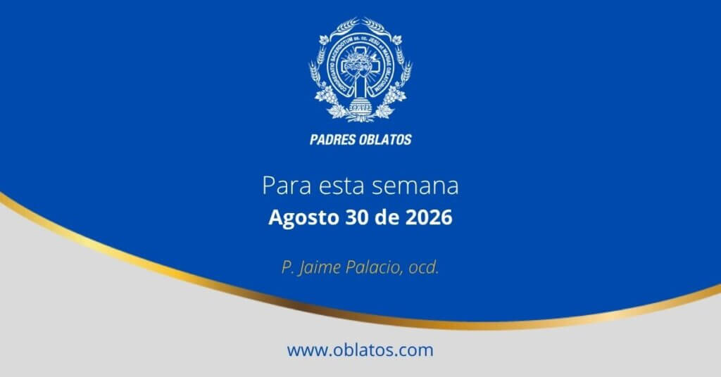 Para esta semana agosto 30 de 2026