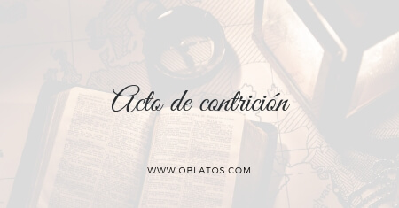 38.2 ACTO DE CONTRICIÓN