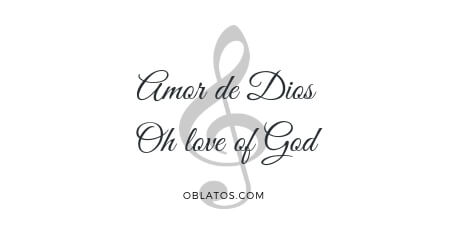 AMOR DE DIOS OH LOVE OF GOD