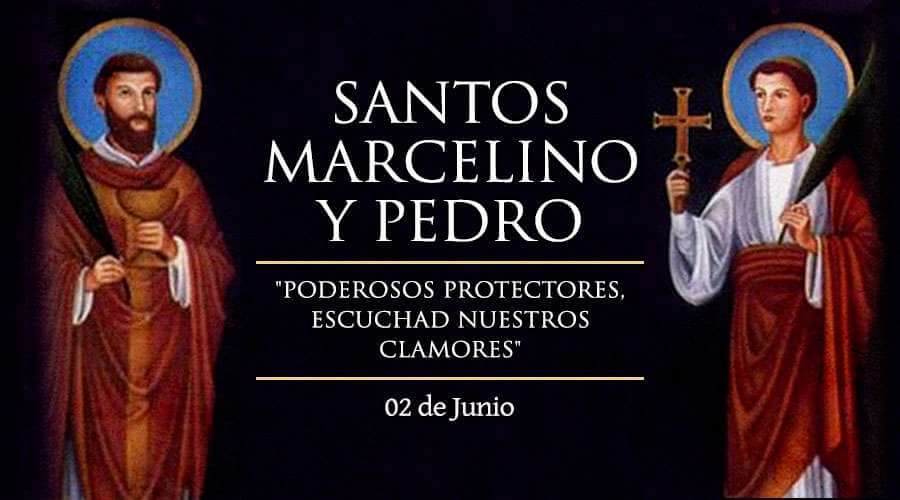 SANTOS MARCELINO Y PEDRO 2 DE JUNIO
