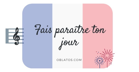 FAIS PARAÎTRE TON JOUR VIDEO