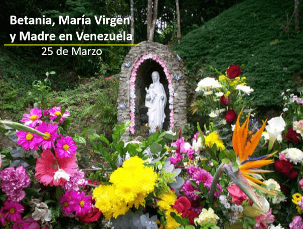 MARÍA VIRGEN Y MADRE EN BETANIA