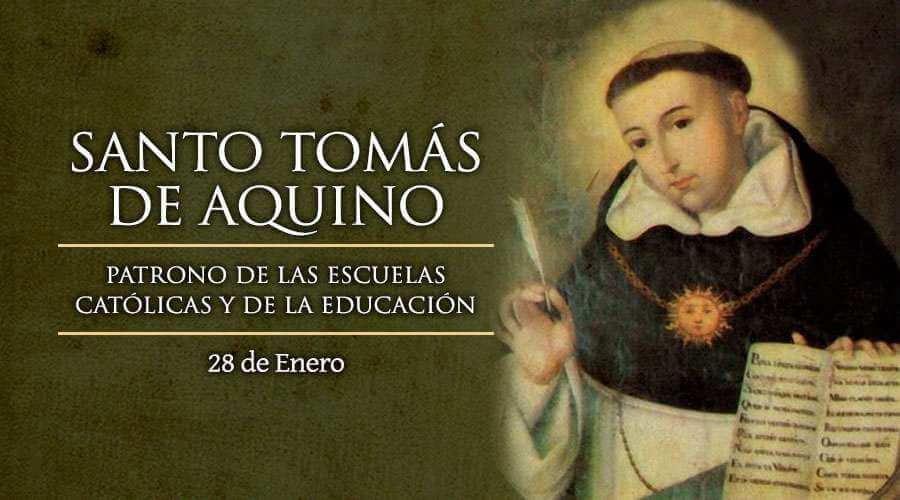 SANTO TOMÁS DE AQUINO 28 DE ENERO