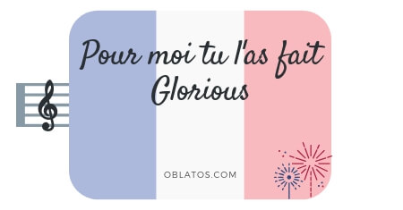 POUR MOI TU L'AS FAIT GLORIOUS