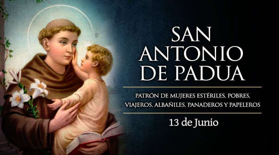 SAN ANTONIO DE PADUA 13 DE JUNIO
