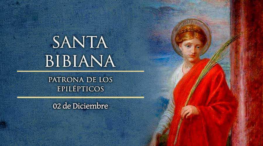 SANTA BIBIANA 2 DE DICIEMBRE