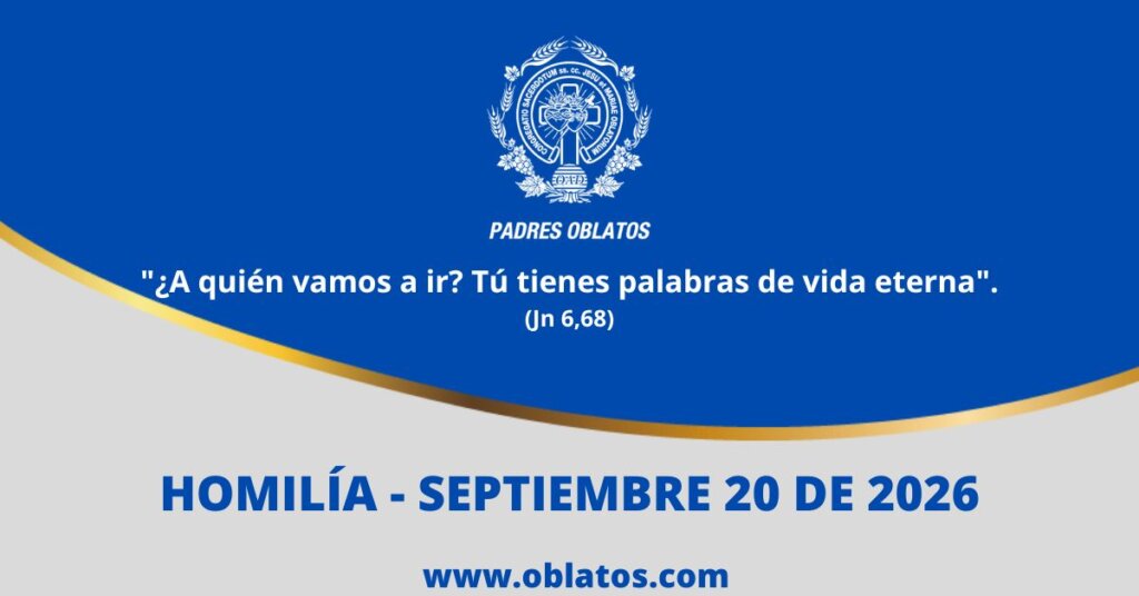 Homilía septiembre 13 de 2026