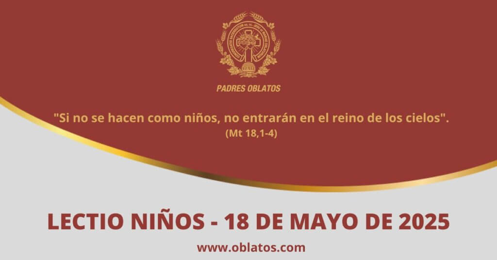 Lectio-niños 18 de mayo de 2025