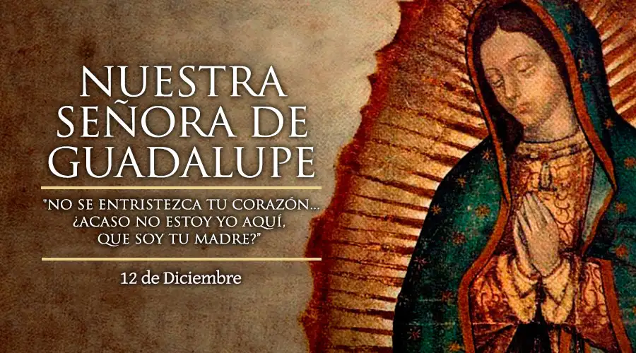 NUESTRA SEÑORA DE GUADALUPE 12 DE DICIEMBRE