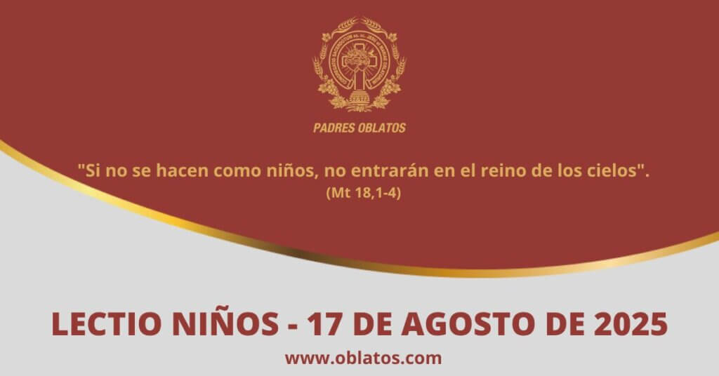 Lectio-niños 17 de agosto de 2025