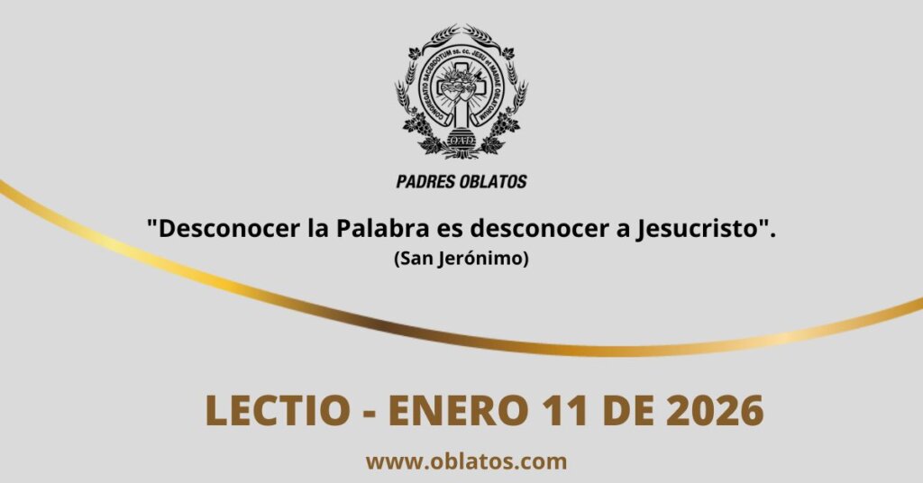 Lectio enero 11 de 2026