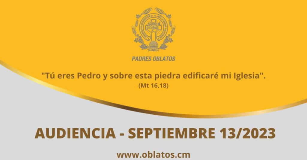 AUDIENCIA SEPTIEMBRE 13 2023